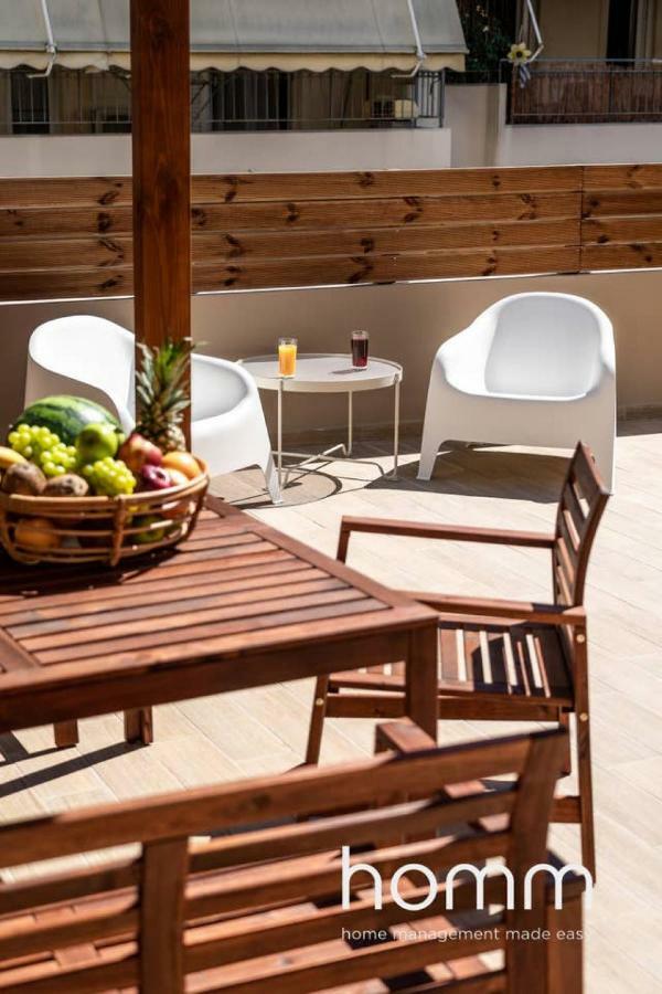 Nemeseos Ground Floor Homm Apartment With Roof Garden And Wading Pool Athene Buitenkant foto