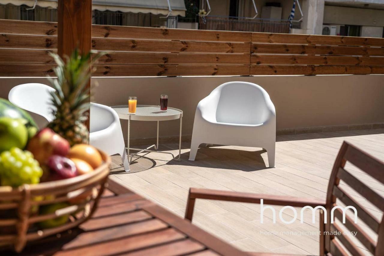 Nemeseos Ground Floor Homm Apartment With Roof Garden And Wading Pool Athene Buitenkant foto