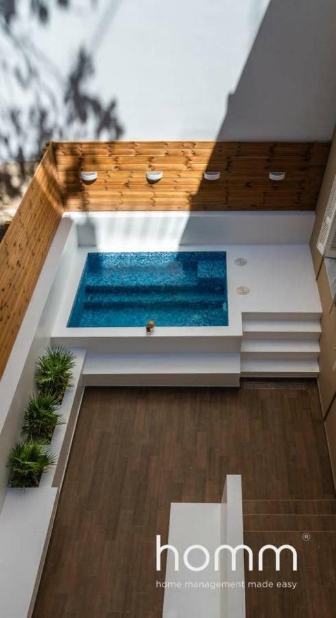 Nemeseos Ground Floor Homm Apartment With Roof Garden And Wading Pool Athene Buitenkant foto